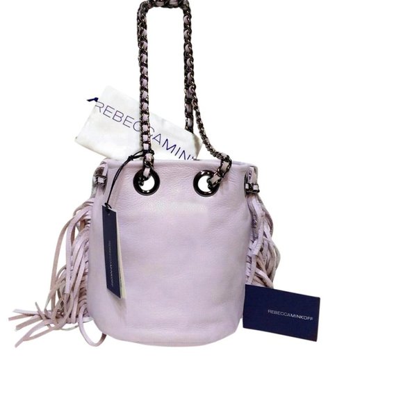 REBECCA Minkoff Bruni Sm Fringe Bucket NWT
